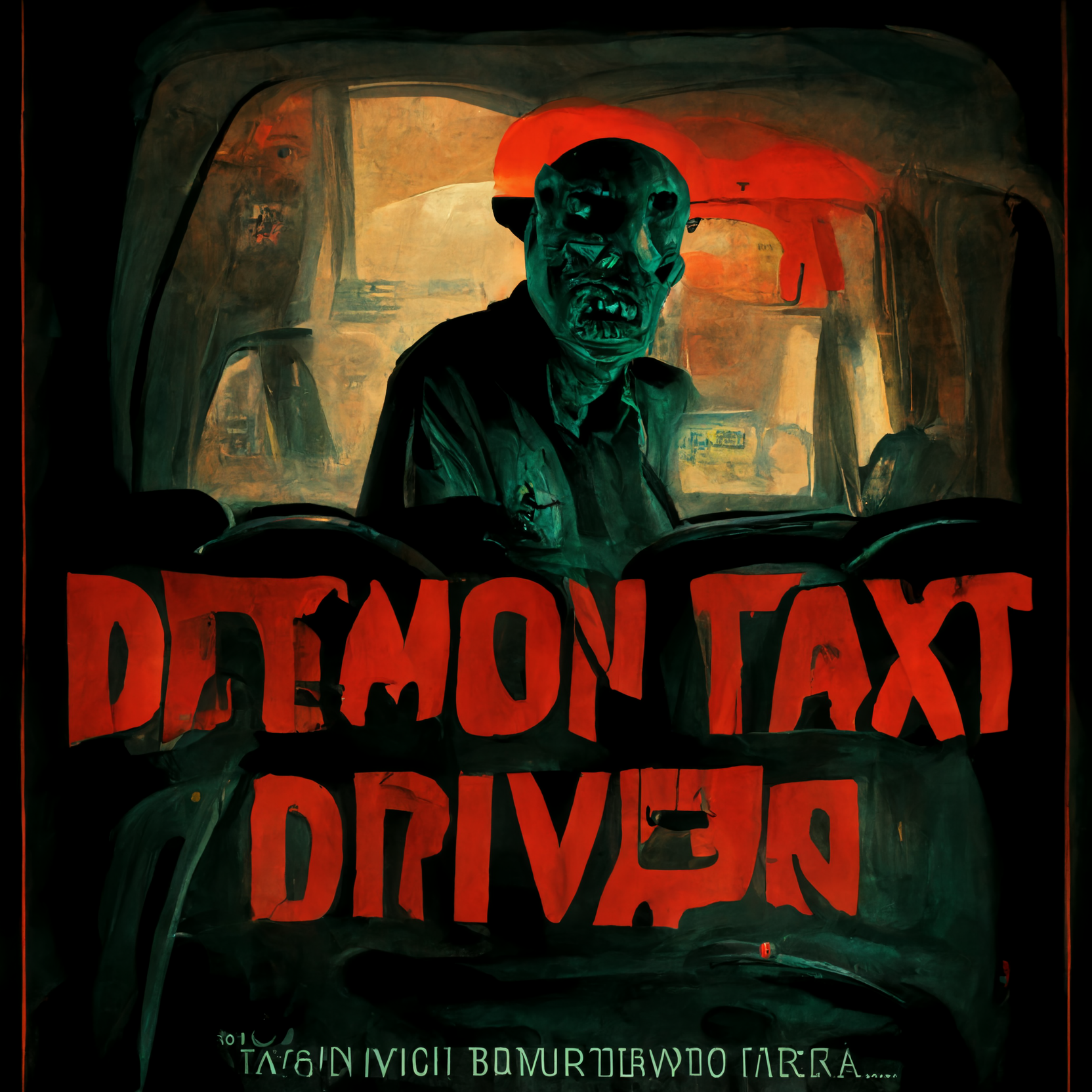 demon taxi driver | spooky cinema 006