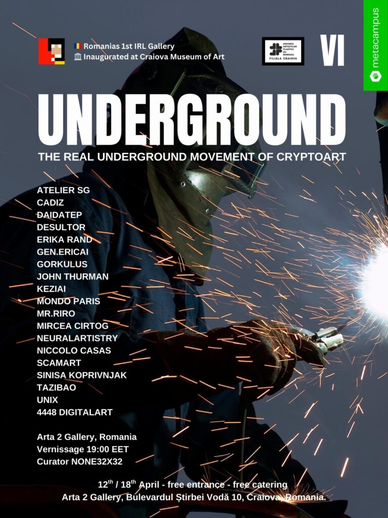 UNDERGROUND Craiova 2025 poster